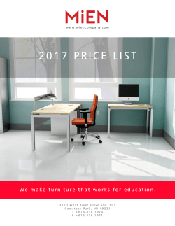 Mien Price List 2017