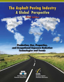 The Asphalt Paving Industry - National Asphalt Pavement Association