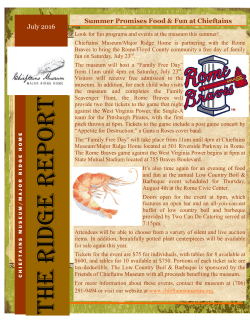 The Ridge Report–July 2016