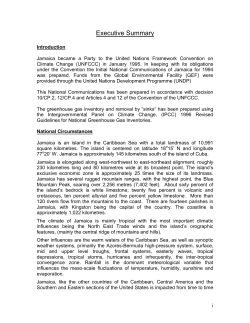 Executive Summary - Meteorological Service, Jamaica