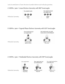 2 VSEPR e- pairs = Linear Electron Geometry with 180&deg; bond