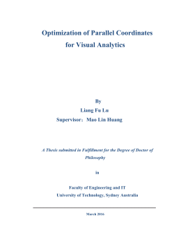 Optimization of Parallel Coordinates for Visual