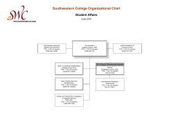 Southwestern College Organizational Chart
