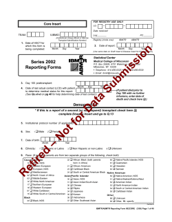 Retired &ndash; Not for Data Submission
