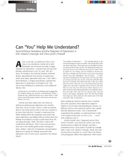Can &ldquo;You&rdquo; Help Me Understand?