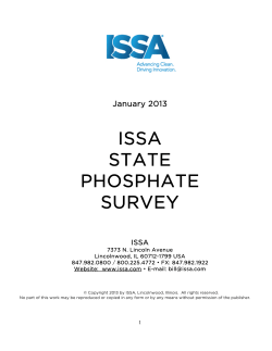 ISSA STATE PHOSPHATE SURVEY