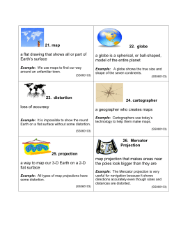 21. map a flat drawing that shows all or part of Earth`s surface 22