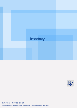 Intestacy