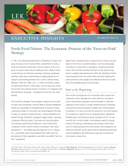 Fresh Food Nation: The Economic Promise of the