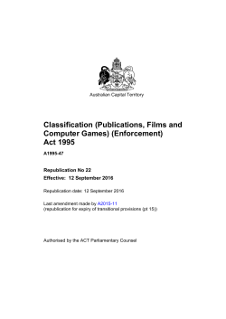 (Publications, Films and Computer Games) (Enforcement) Act 1995