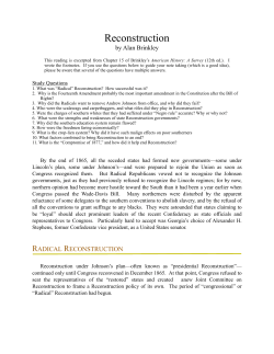 18. Reconstruction-Radical to end