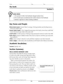 Key Terms and People Academic Vocabulary Section Summary