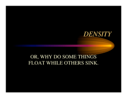 density - TeacherWeb