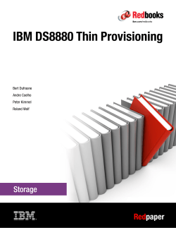 DS8880 Thin Provisioning