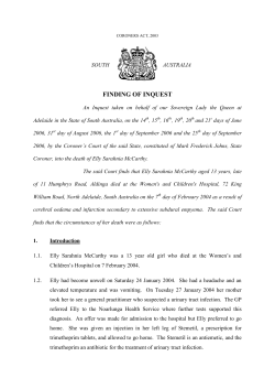 McCARTHY Elly Sarahnia