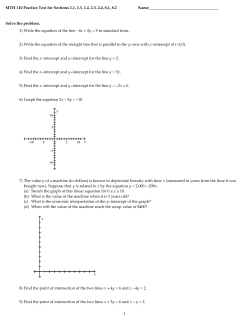 MTH 110 Practice Test (Ch.1, 2,8) FA06.tst