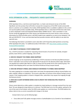 nyse openbook ultra &ndash; frequently asked questions