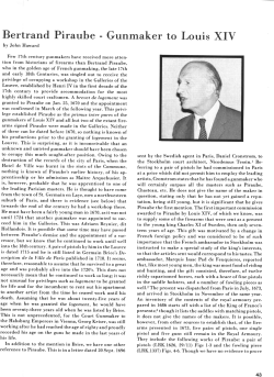 Gunmaker to Louis XIV - American Society of Arms Collectors