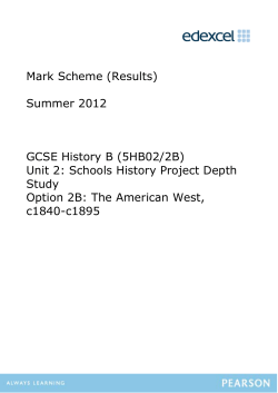 Mark Scheme - Edexcel