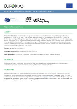 RESILIENCE - Met Office