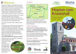 Hopton Cum Knettishall Walks