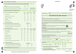 Irish Health Survey Questionnaire (PDF 120KB)