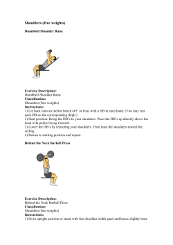 Shoulders (free weights)