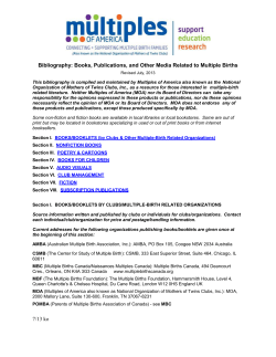 7/13 ko Bibliography - Multiples of America