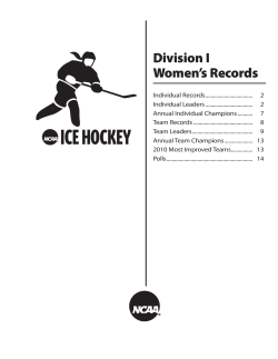 Division I Women`s Records