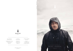RAINS JOURNAL