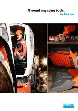 Ground engaging tools in Action - Sandvik Mining and Construction