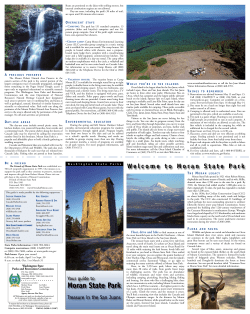 Moran State Park Brochure - Washington State Parks and