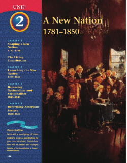 A New Nation A New Nation - Jefferson County Schools