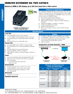 HDMI Extender CAT5 extend remote DVI plasma LCD display 300 feet