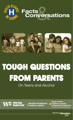 tough questions from parents