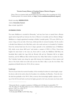 Middleton - Cumbria County History Trust