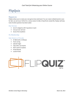 Cool Tools for Enhancing Your Online Course