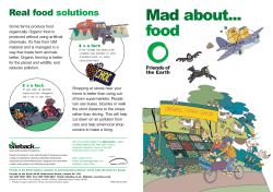 Mad About Food - Friends of the Earth
