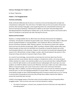 The Struggling Reader