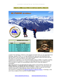 CENTRAL ANDES ALPINE CLIMB,CHILE