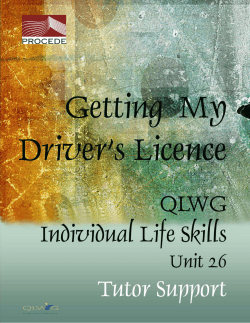 Getting My Driver`s License