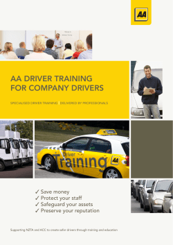 aa driver training for company drivers