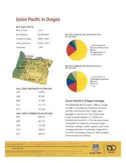 Union Pacific in Oregon
