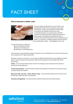 fact sheet - Safe Food Queensland