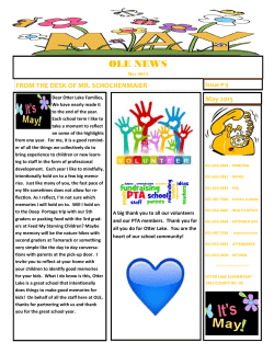 OLE NEWS - White Bear Lake Area Schools