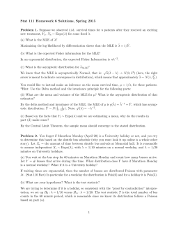 Stat 111 Homework 6 Solutions, Spring 2015