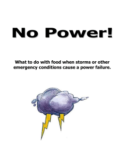 meal preparation and food safety - Barry