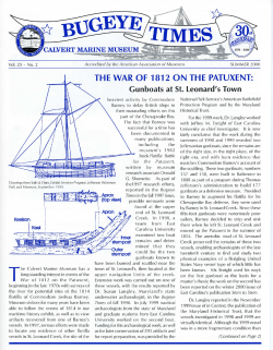 Gunboats at St. Leonard`s Town