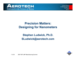 Precision Matters: Designing for Nanometers