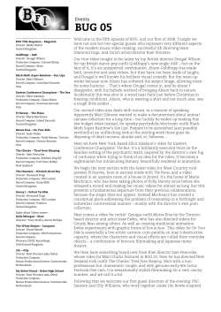 Bug 05 programme notes